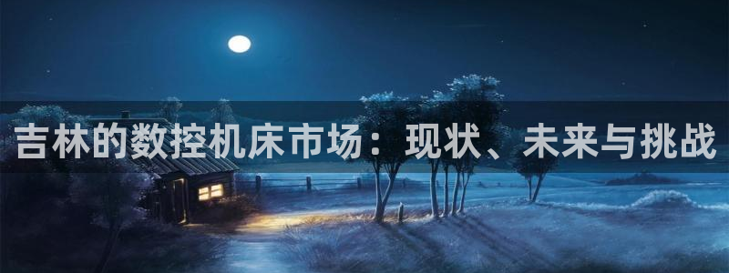 天辰娱乐平台登录账号：吉林的数控机床市场：现状、未来与挑战